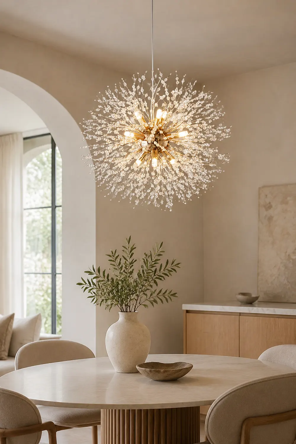 Crystal Dandelion Chandelier - Lumpaz