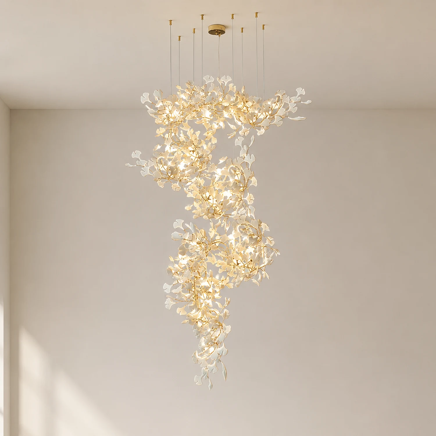 Gingko Chandelier F - Lumpaz