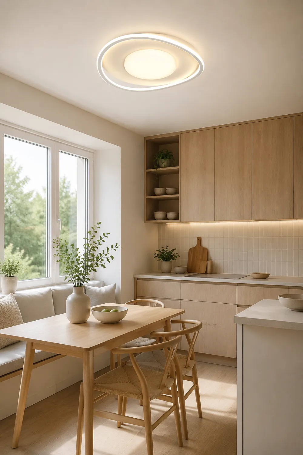 Minimalist Geometry LED Ceiling Light - Lumpaz