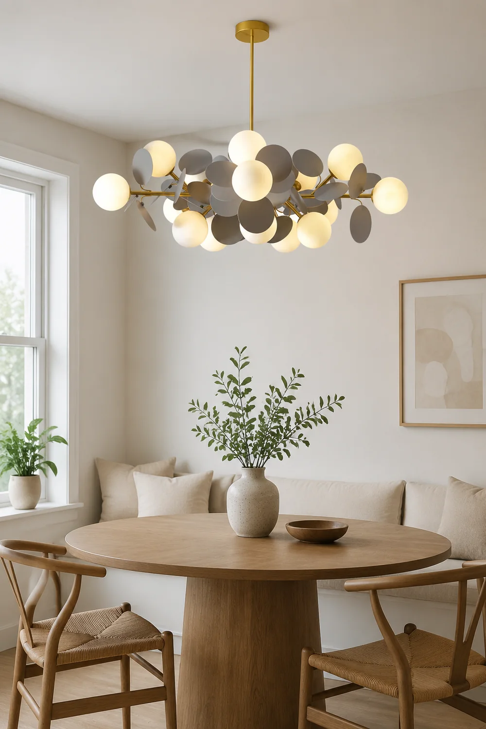 Off White Tree Chandelier - Lumpaz