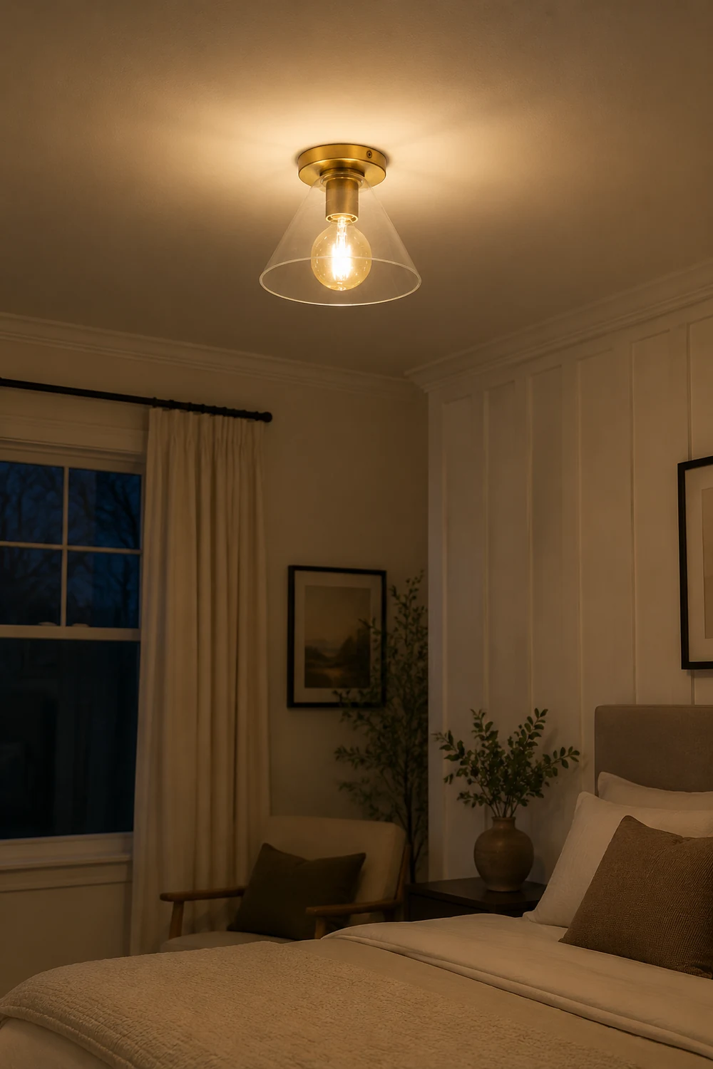 Simple Style Flush Mount Light - Lumpaz
