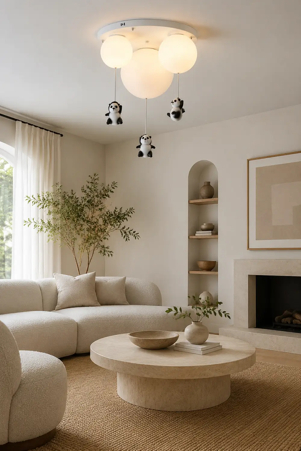 Panda Ceiling Lamp - Lumpaz