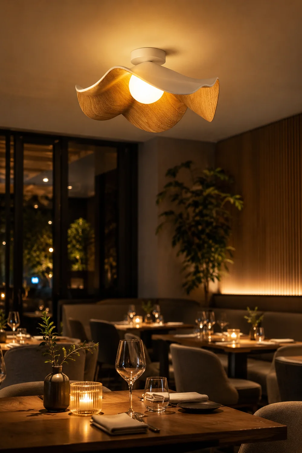 Lotus Leaf Ceiling Lamp - Lumpaz