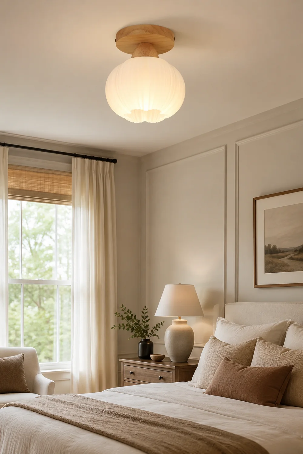 Large Flower Bag Ceiling Lamp - Lumpaz