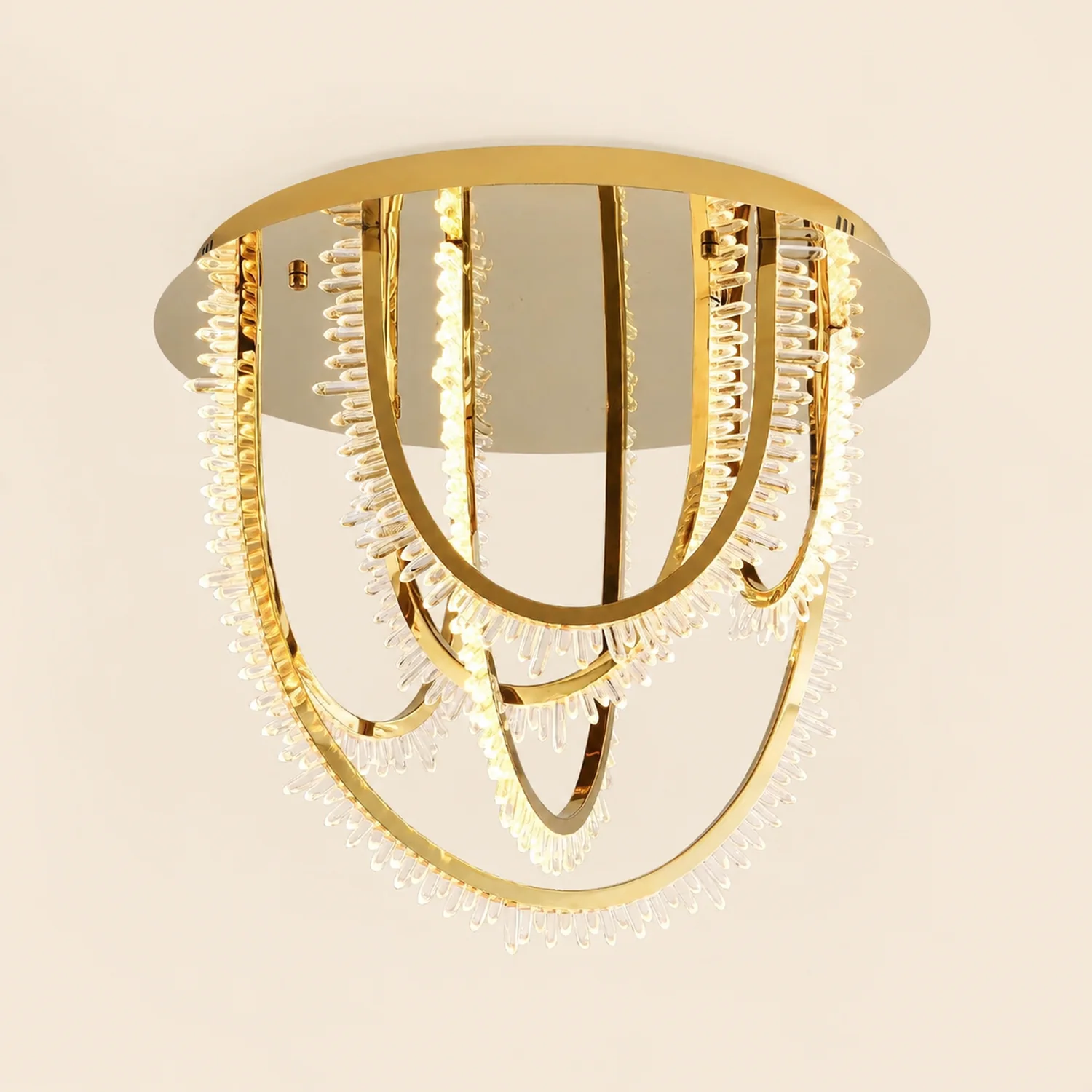 Crystal Corde Ceiling Light - Lumpaz