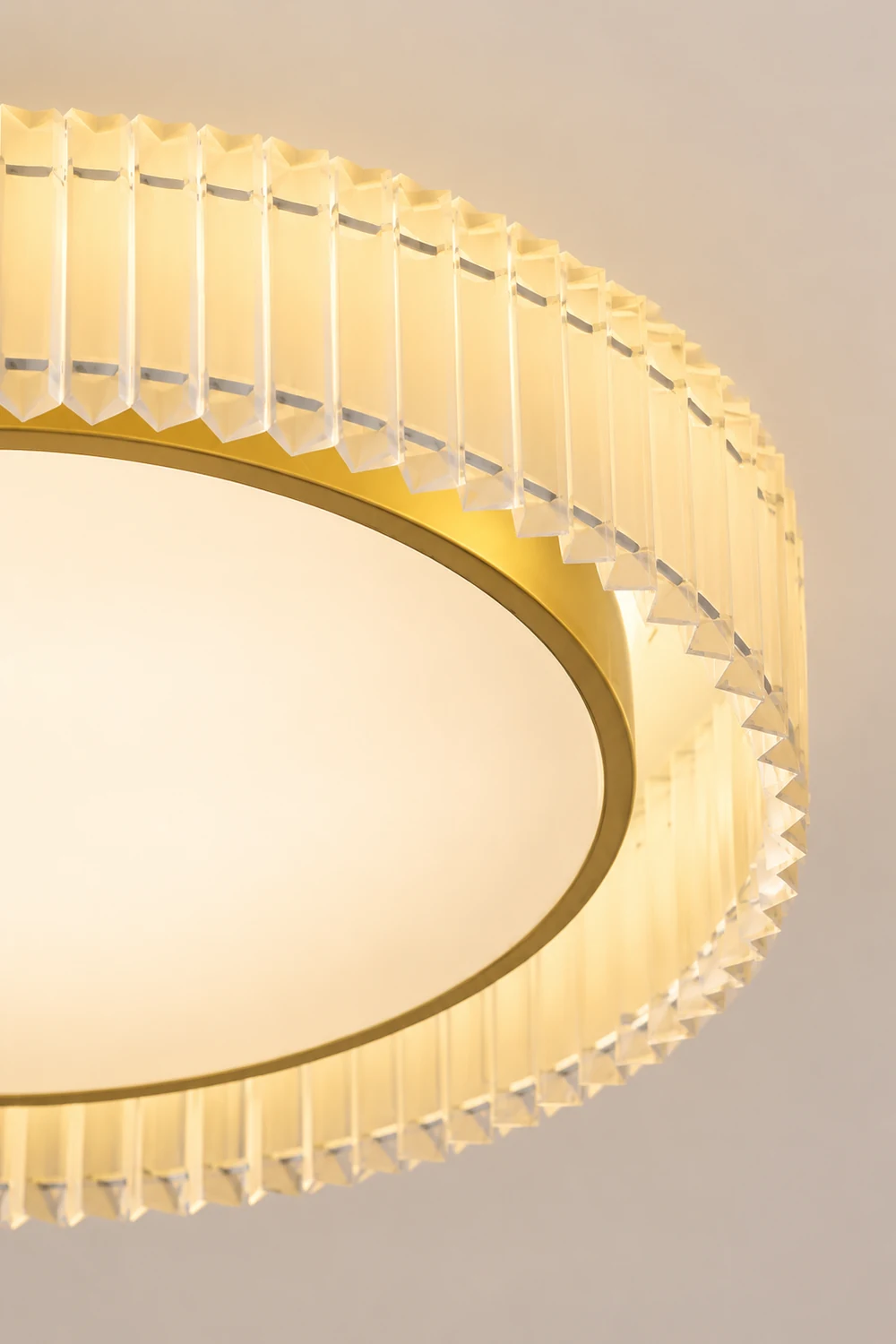 Round Pleated Ceiling Lamp - Lumpaz