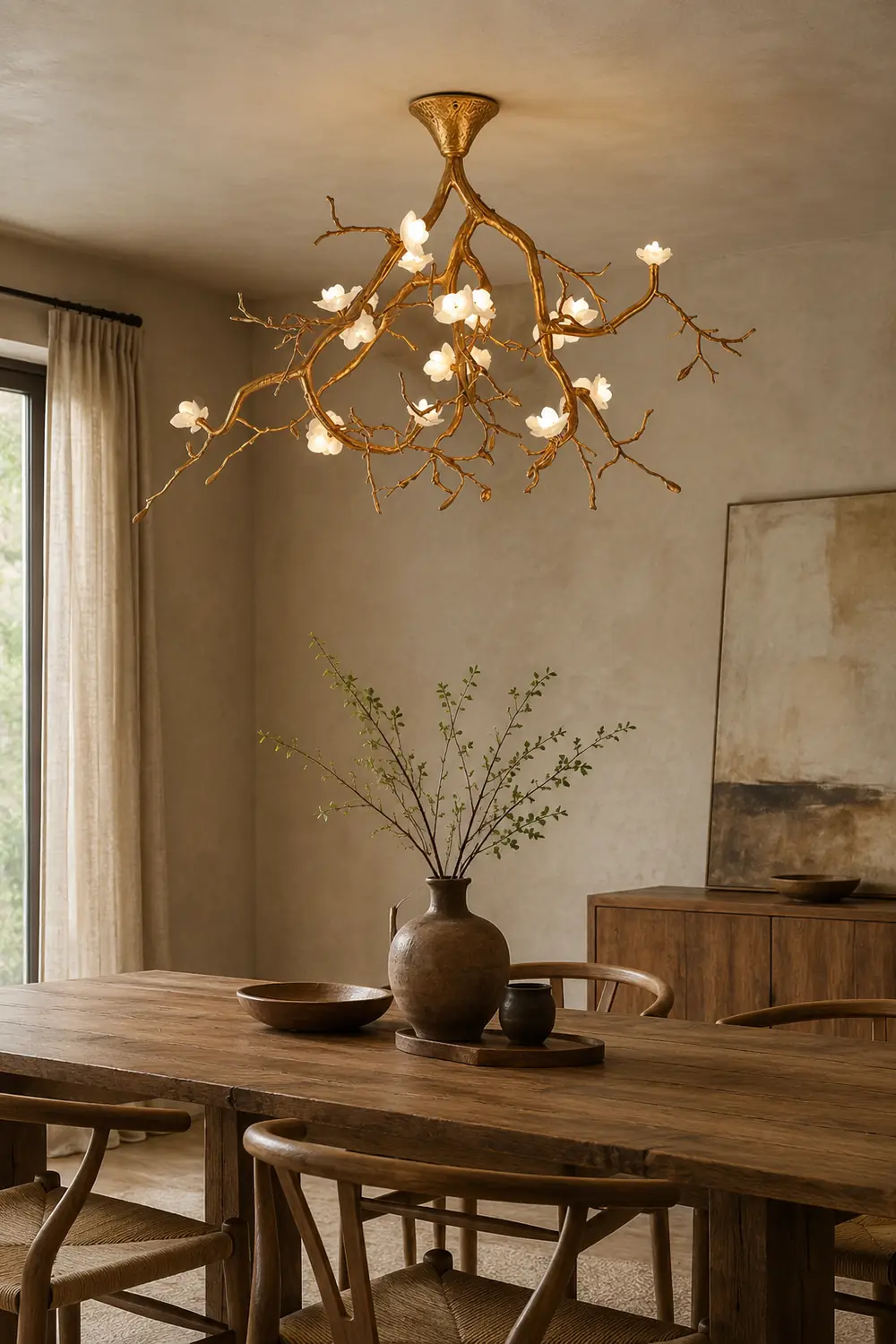 Tree Branches Flower Ceiling Lamp - Lumpaz