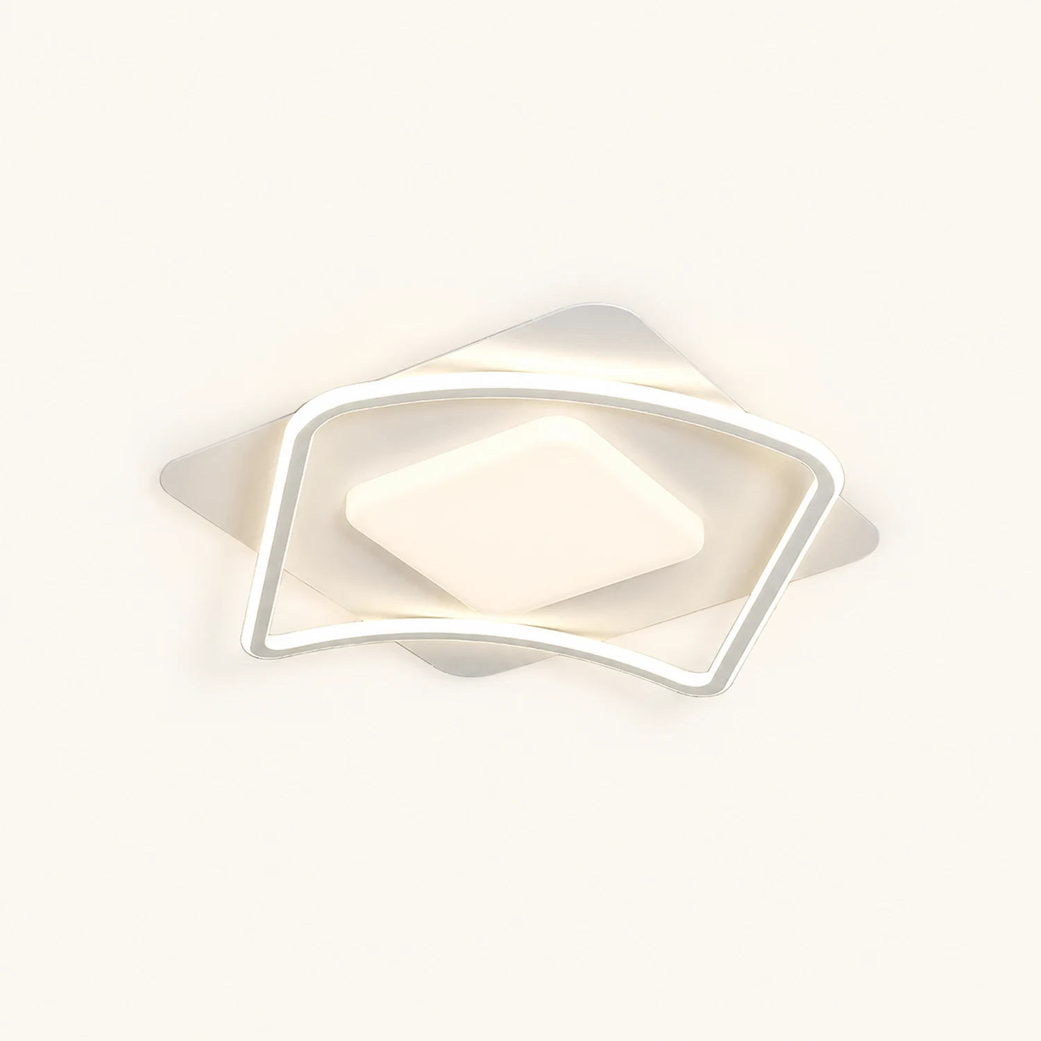 Minimalist Geometry LED Ceiling Light - Lumpaz