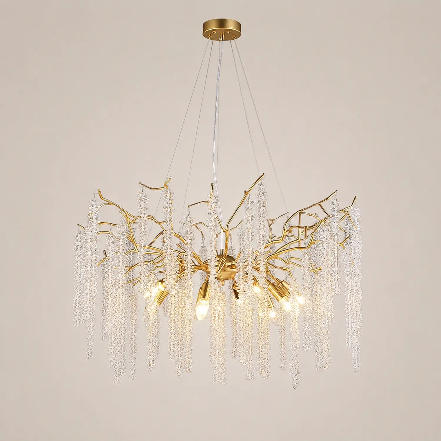 Wisteria Flower Crystal Chandelier - Lumpaz