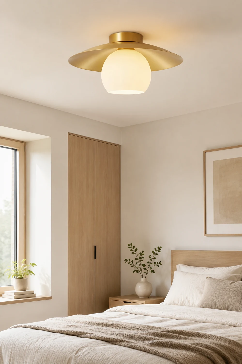 Brass Cap Ceiling Lamp - Lumpaz