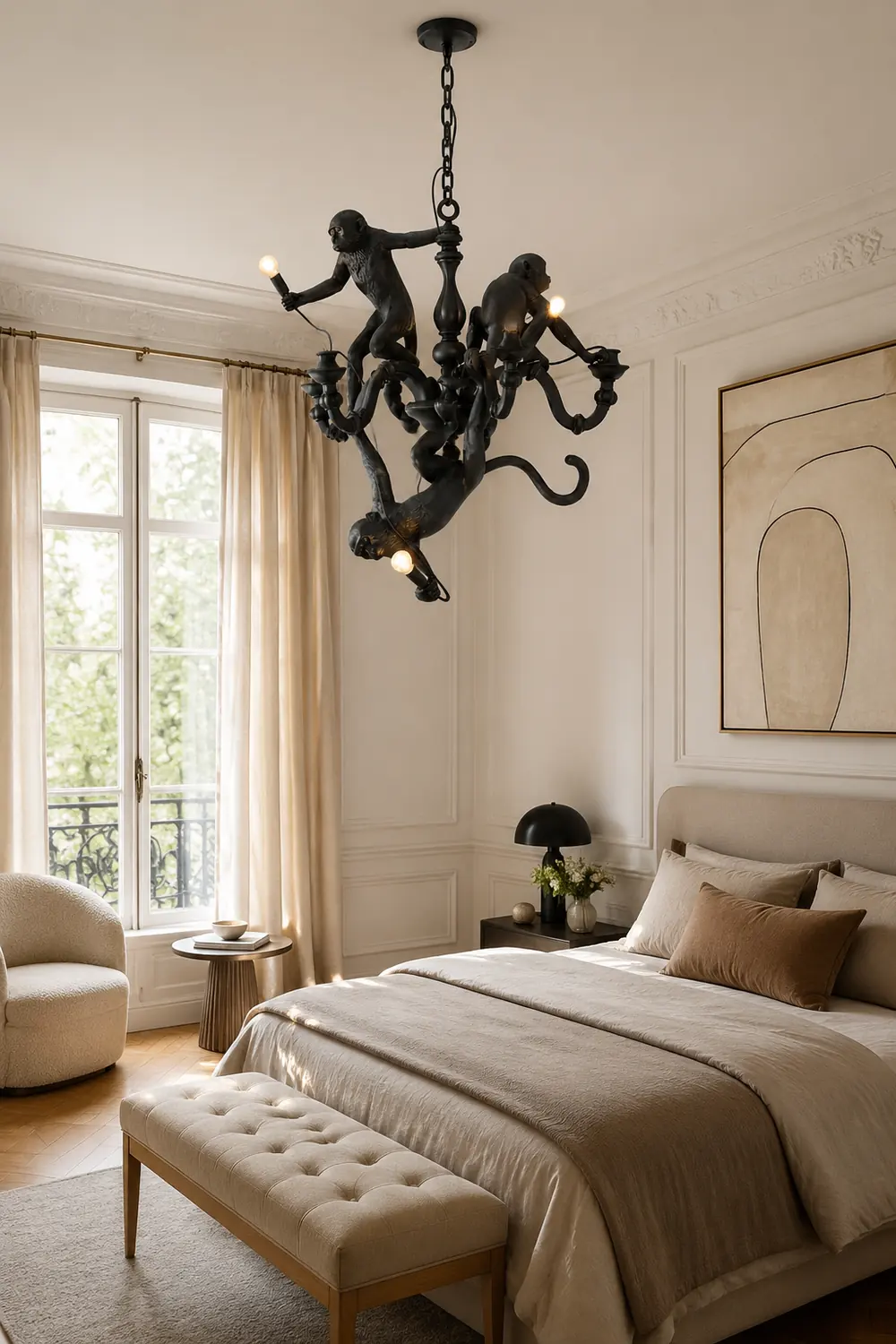 Monkey Chandelier - Lumpaz
