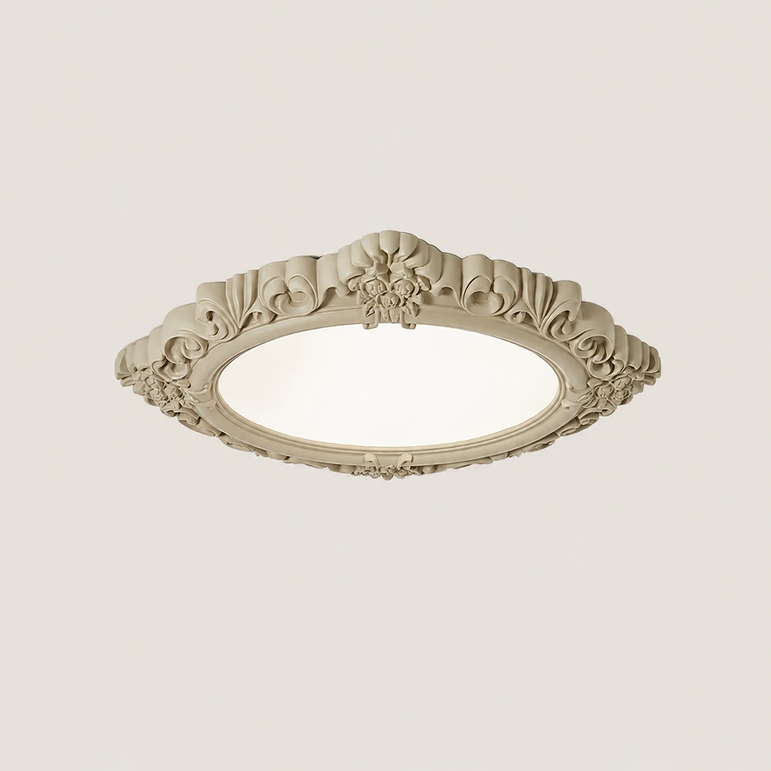 Sculpted Resin Ceiling Lamp - Lumpaz