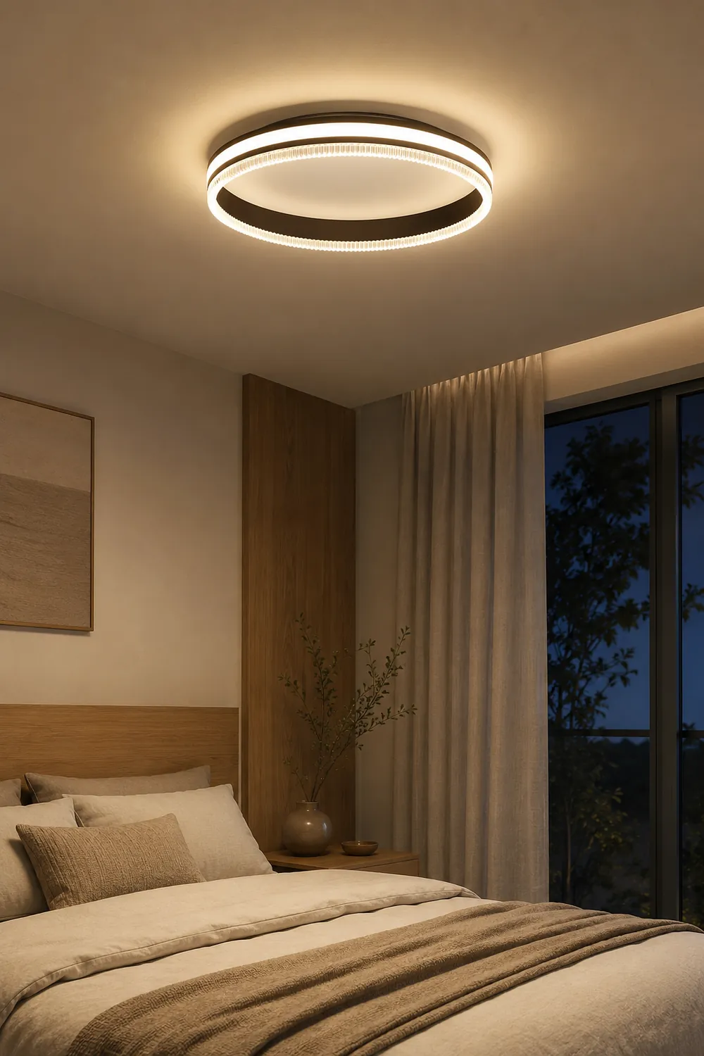 Simple Acrylic Ring Ceiling Light - Lumpaz