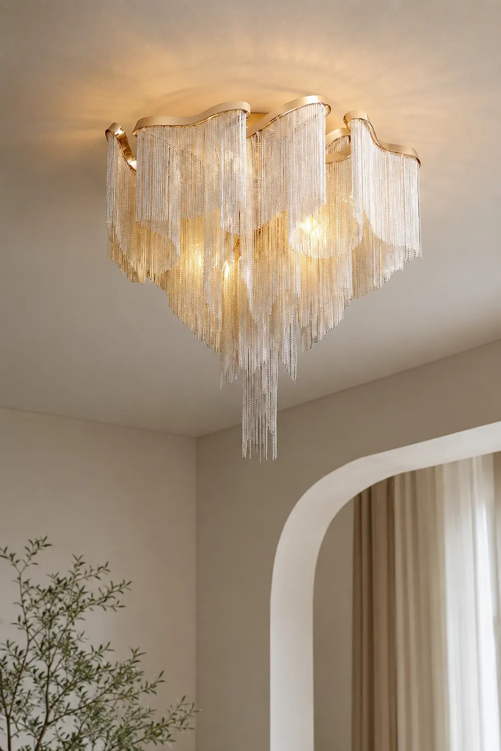 Modern Tassel Ceiling Lamp - Lumpaz