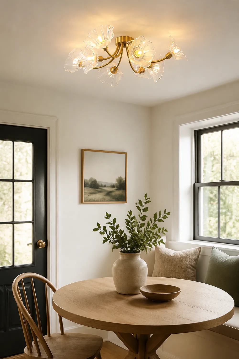 Kalin Flower Glass Ceiling Lamp - Lumpaz