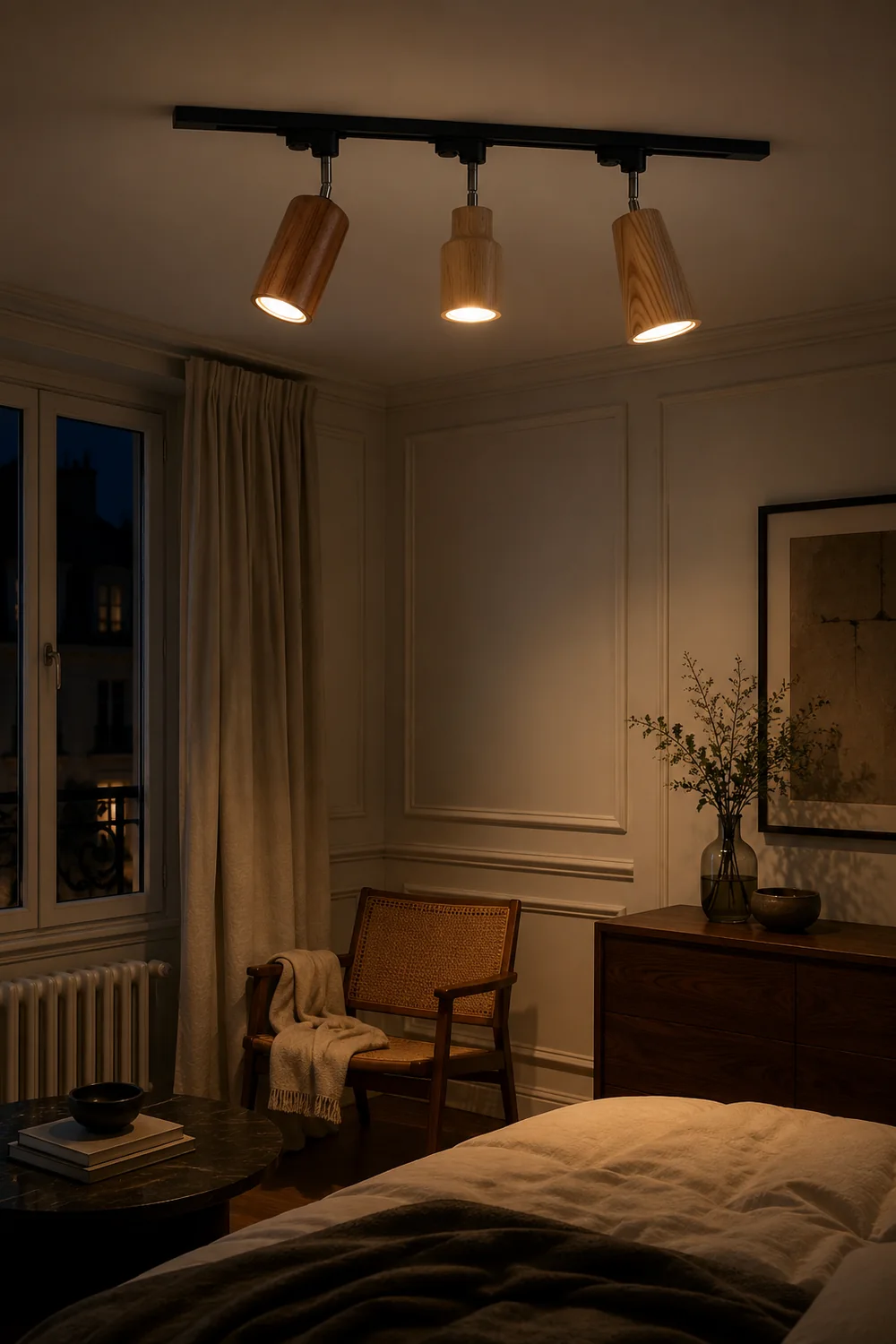 Wood Track Ceiling Lamp - Lumpaz