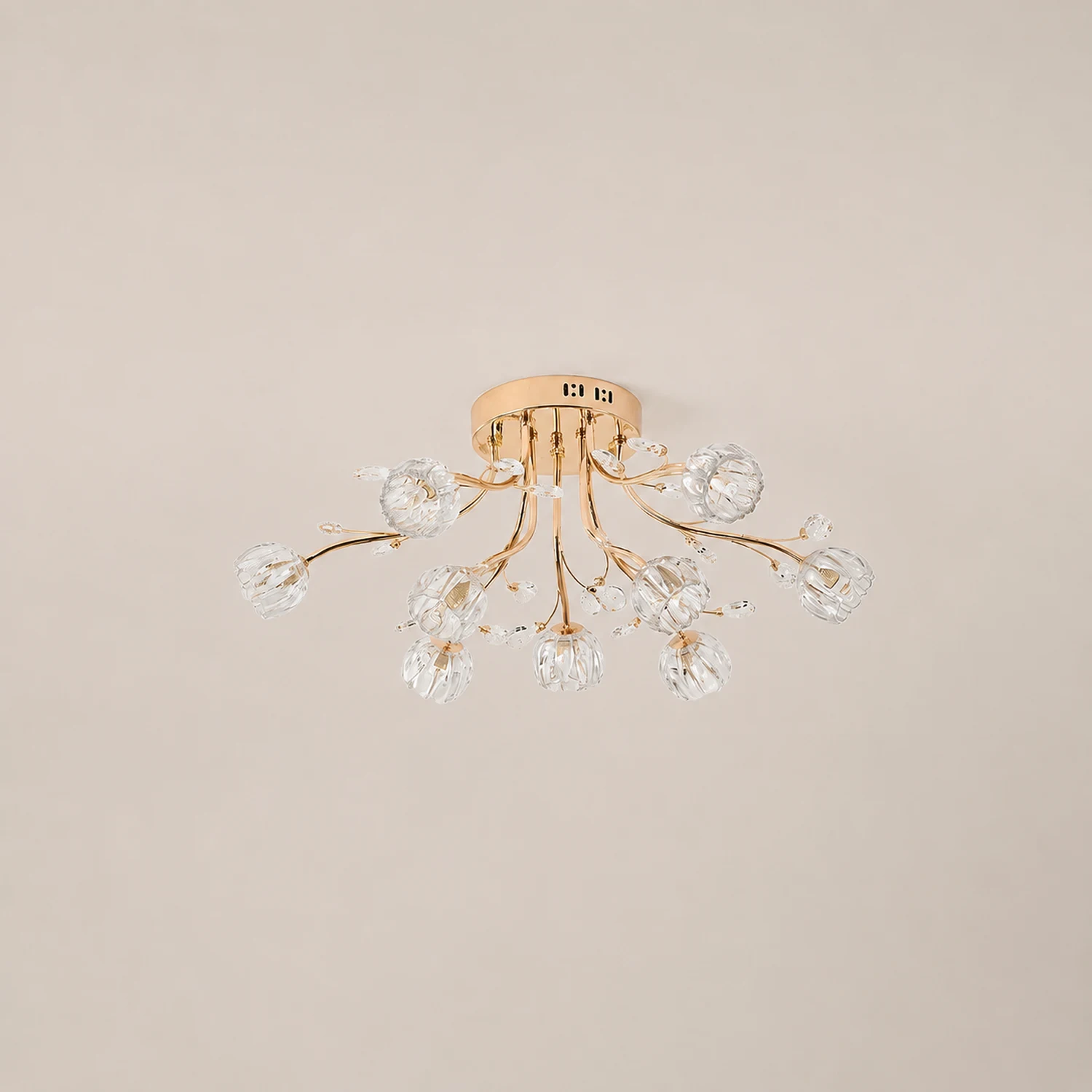 Crystal Flower Ceiling Light - Lumpaz