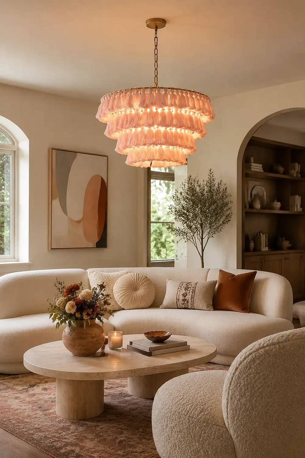 Fela Tassel Chandelier - Lumpaz