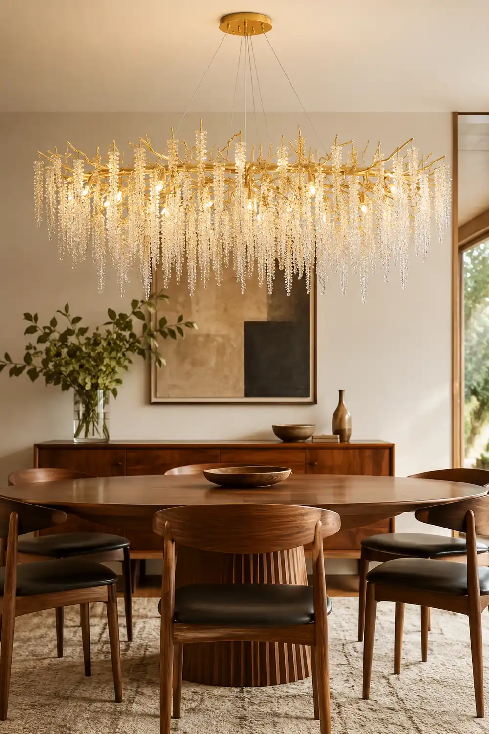 Wisteria Flower Crystal Chandelier - Lumpaz