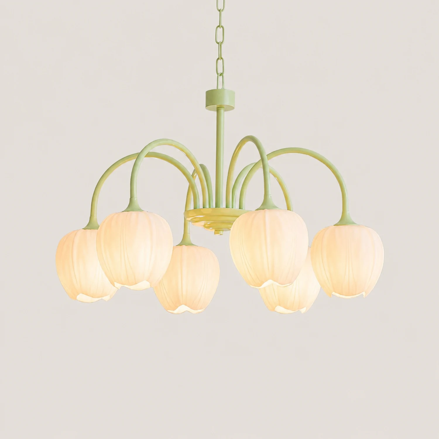 Tulip Matcha Chandelier - Lumpaz