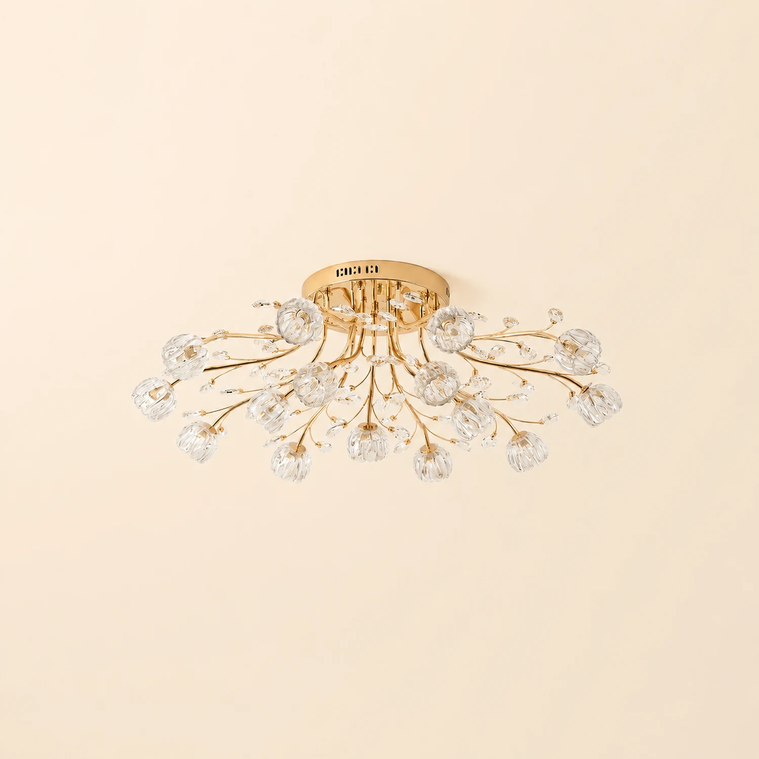Crystal Flower Ceiling Light - Lumpaz