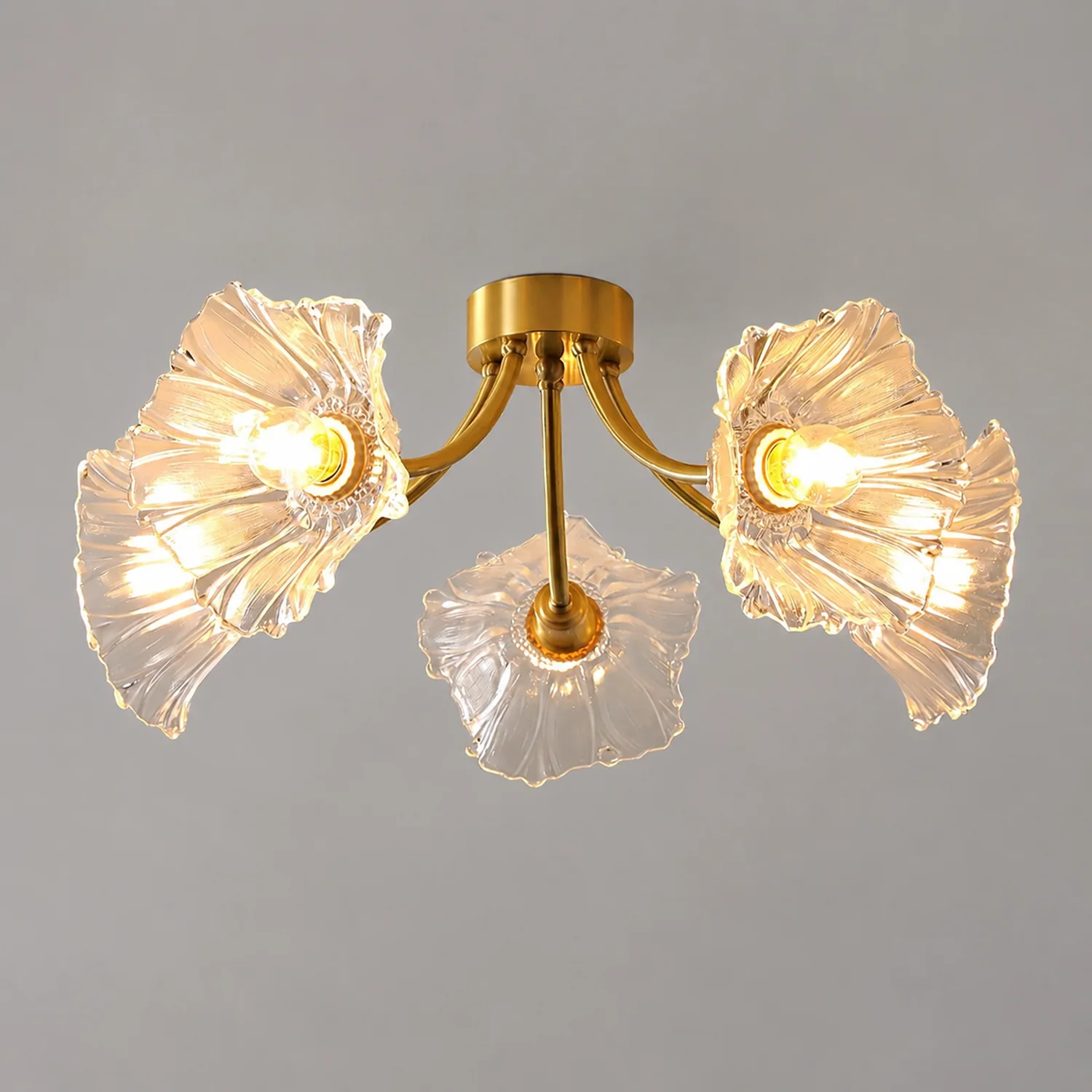 Kalin Flower Glass Ceiling Lamp - Lumpaz