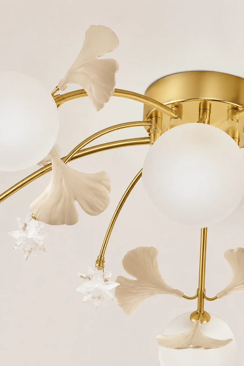 Ginkgo Glass Ceiling Lamp - Lumpaz