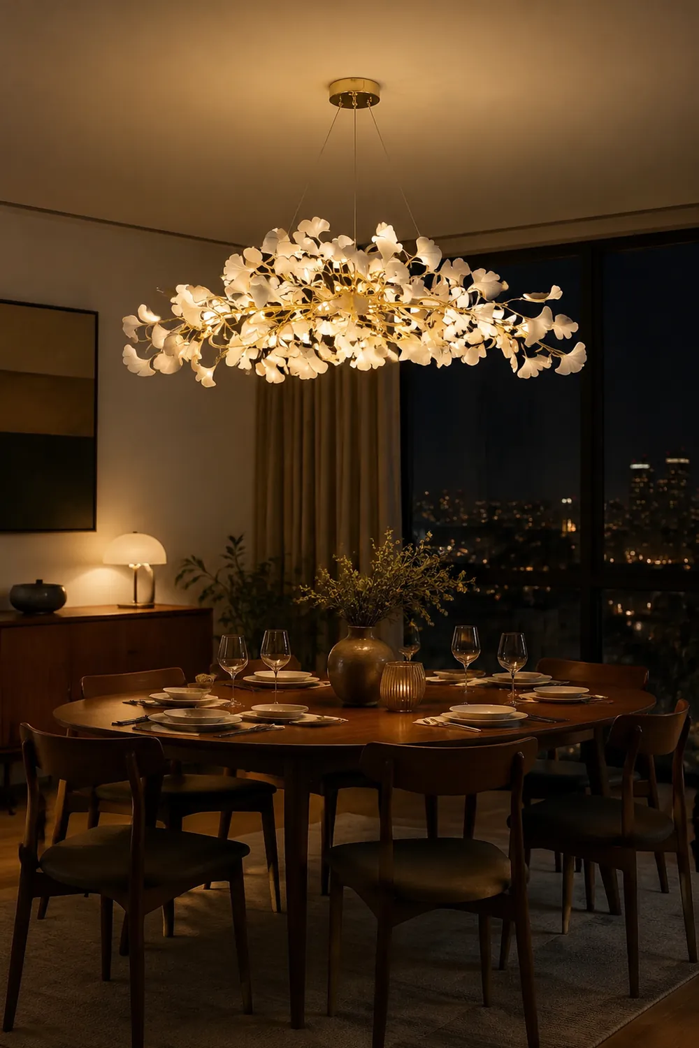 Gingko Chandelier N - Lumpaz