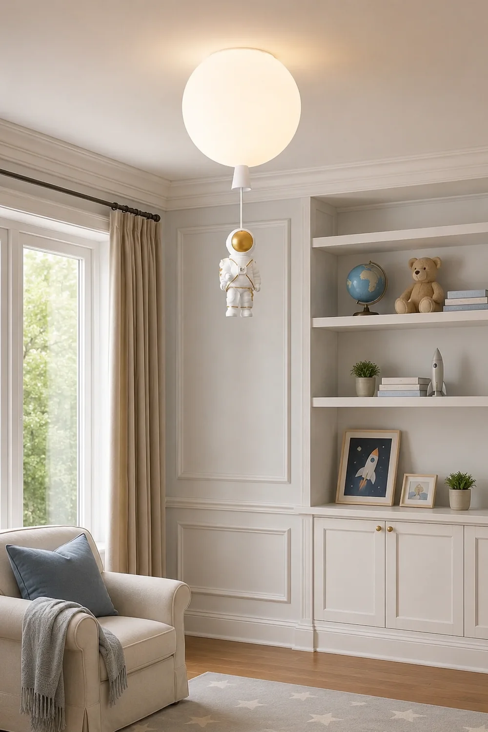 Frosted Balloon Ceiling Light - Lumpaz