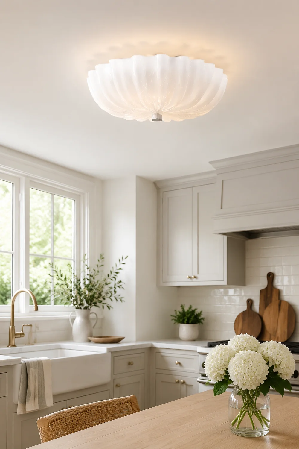 Murano Glass Flush Ceiling Light - Lumpaz