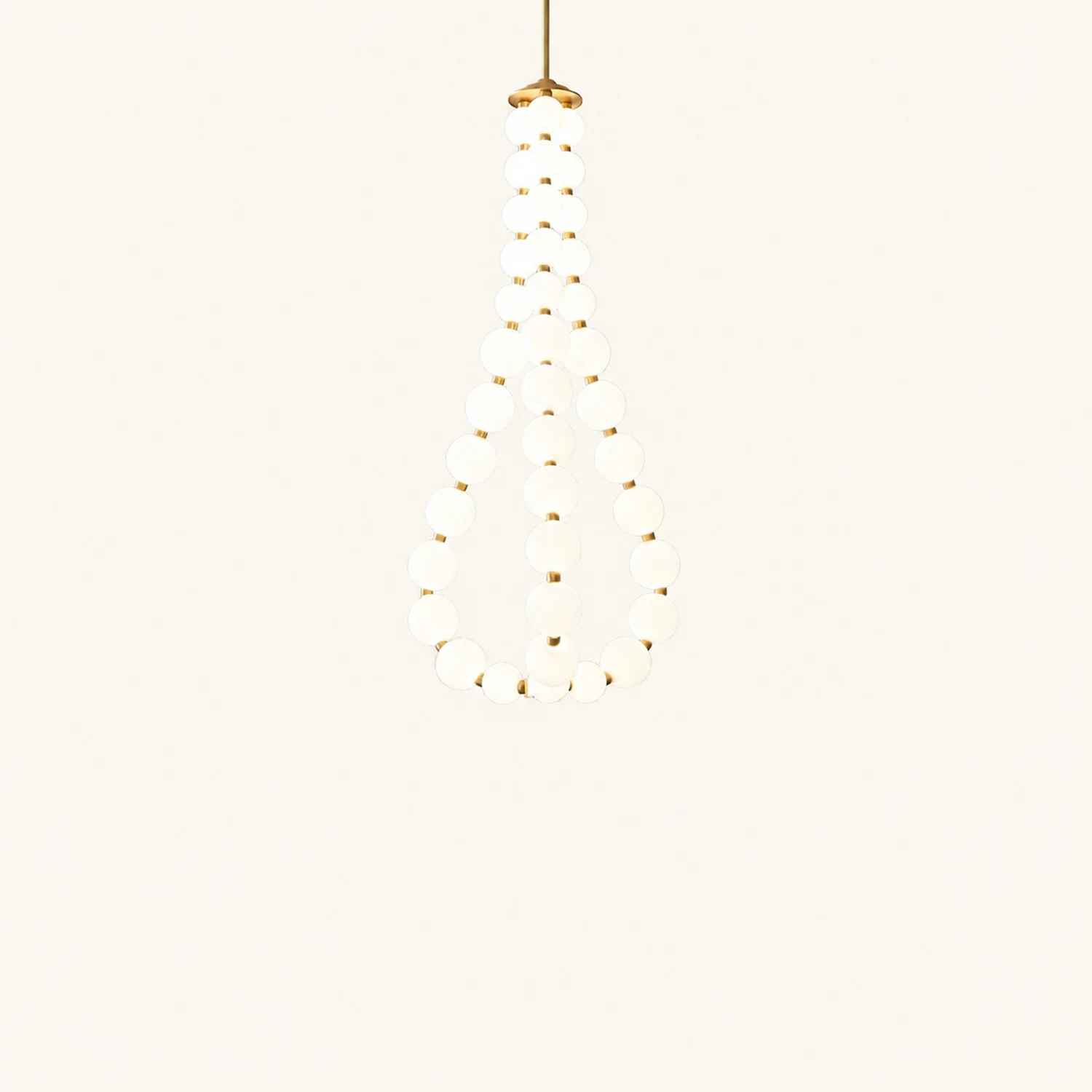 Acrylic Pearl Necklace Chandelier - Lumpaz