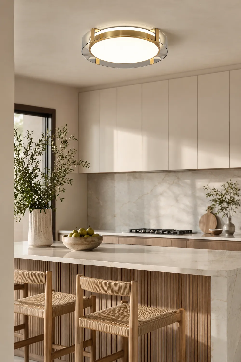 Round Low Profile Ceiling Light - Lumpaz