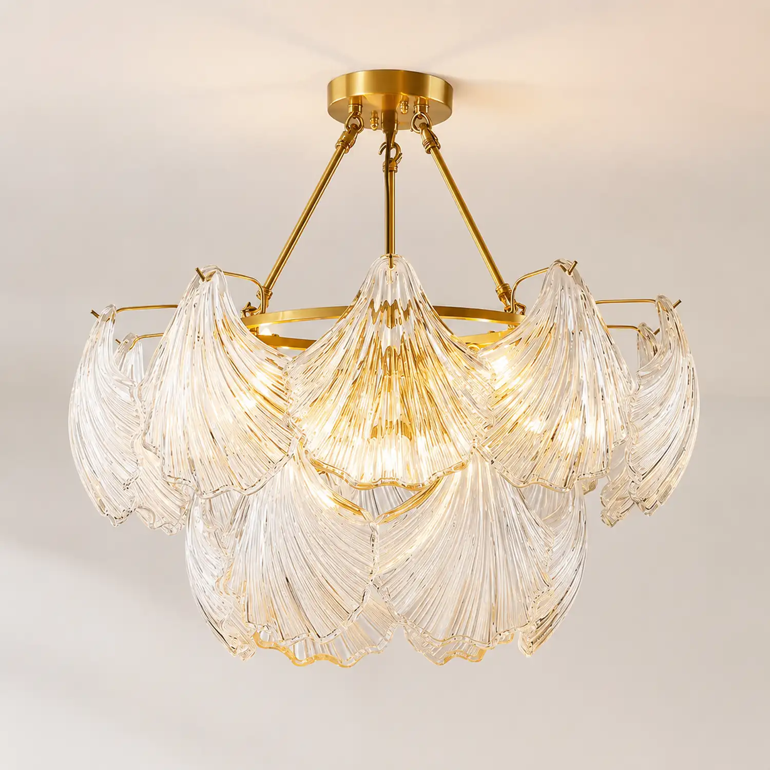Ribbed Shell Ceiling light - Lumpaz