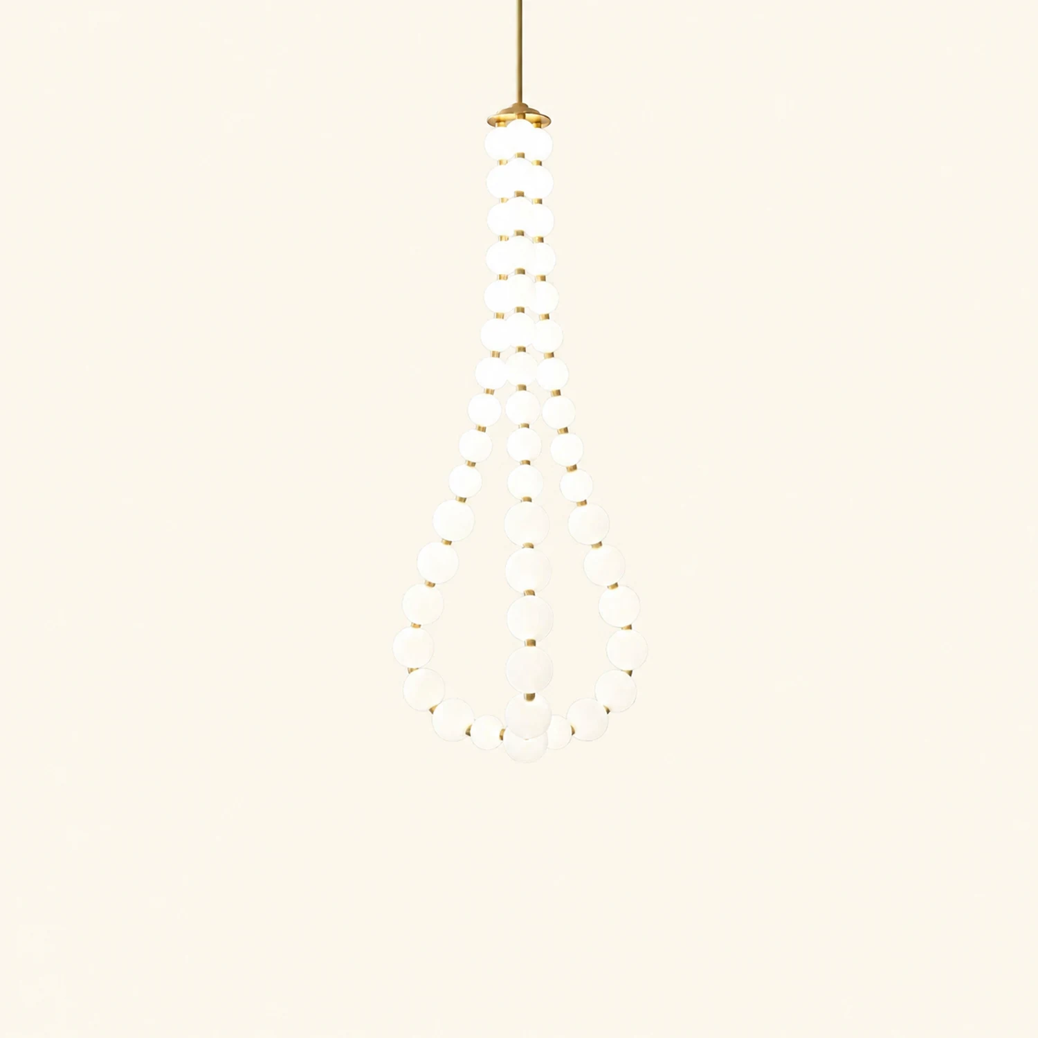 Acrylic Pearl Necklace Chandelier - Lumpaz