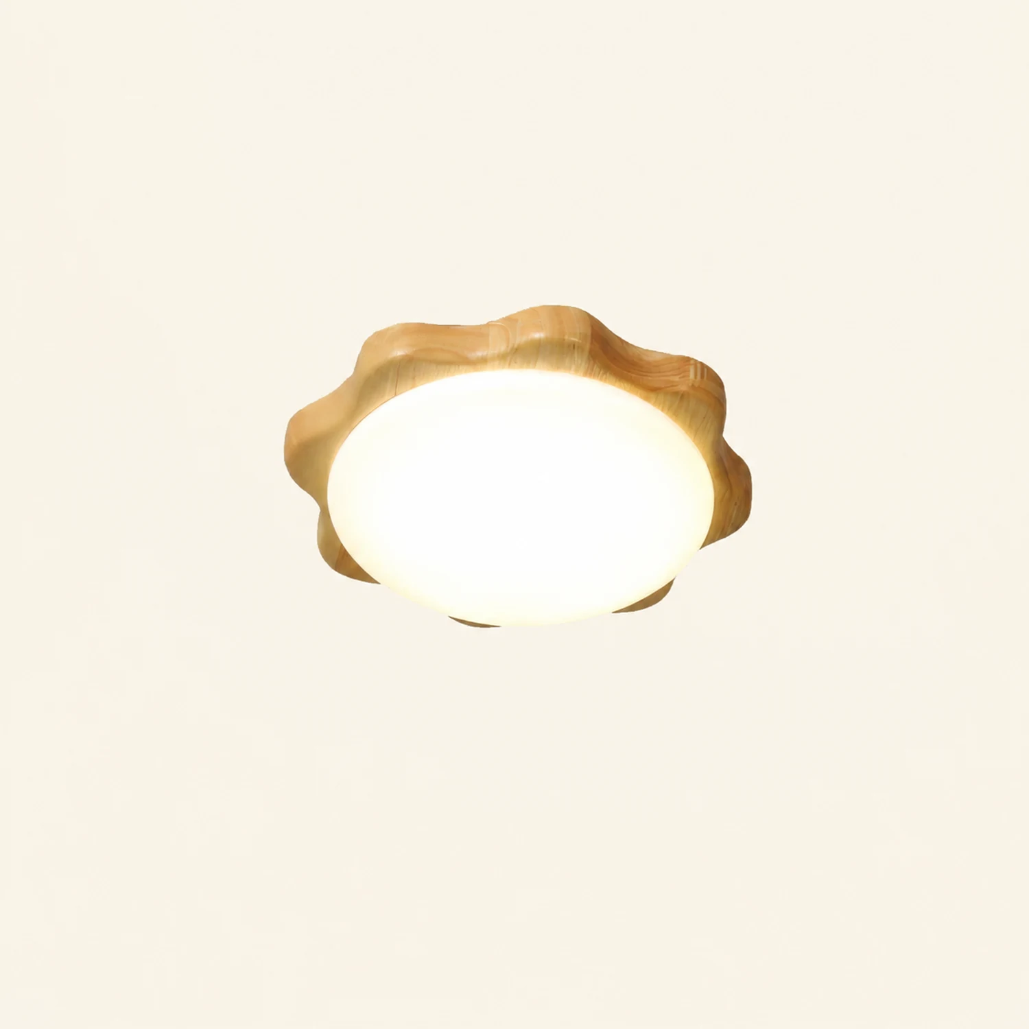 Drum Wood Ceiling Lamp - Lumpaz