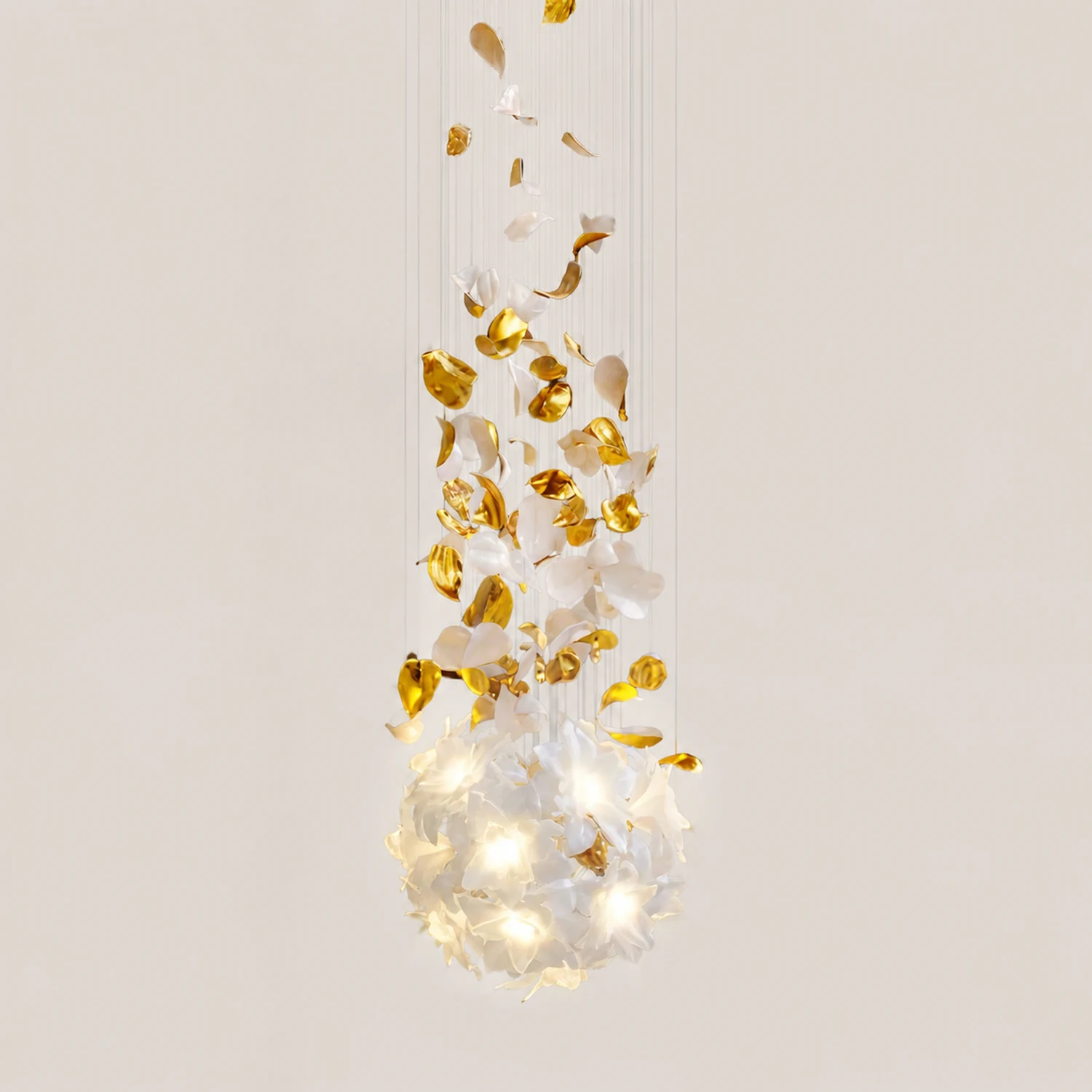 Flying Flowers Fluttering Chandelier - Lumpaz