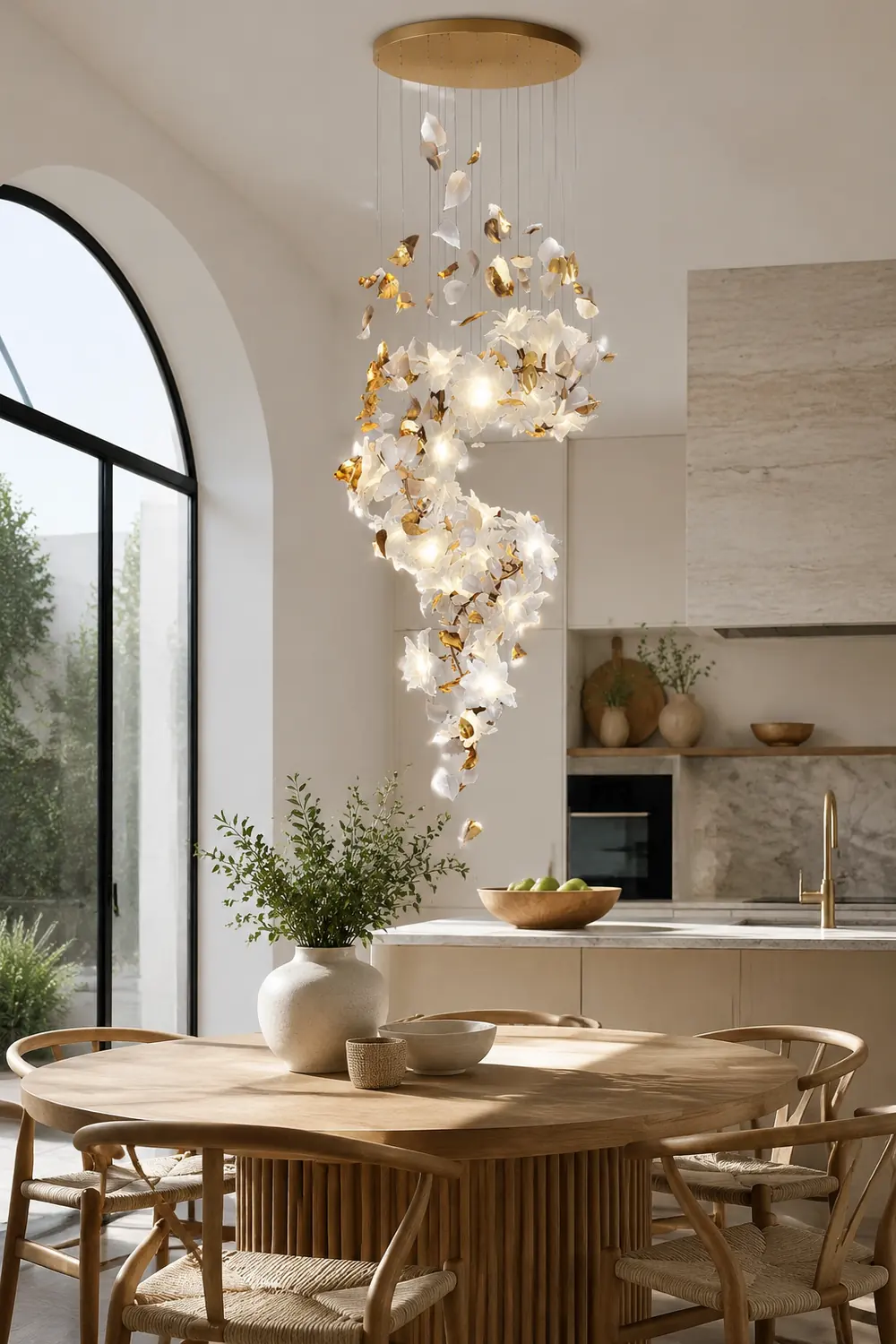 Flying Flowers Fluttering Chandelier - Lumpaz