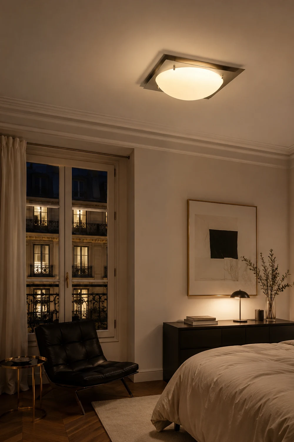 Edged Glass Ceiling Lamp - Lumpaz