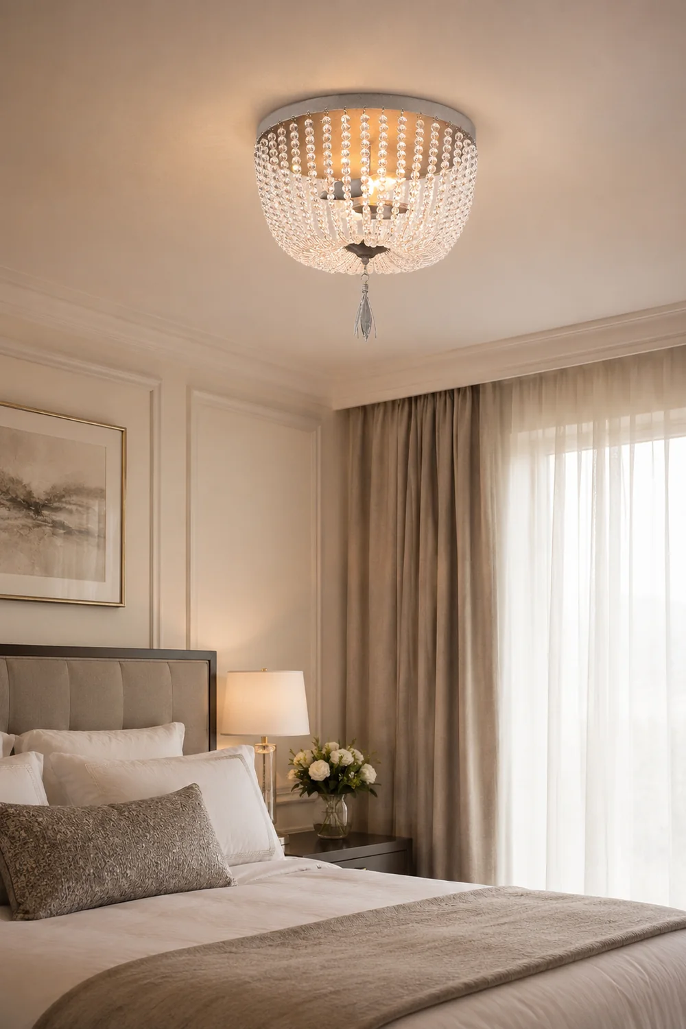Dauphine Crystal Ceiling Light - Lumpaz