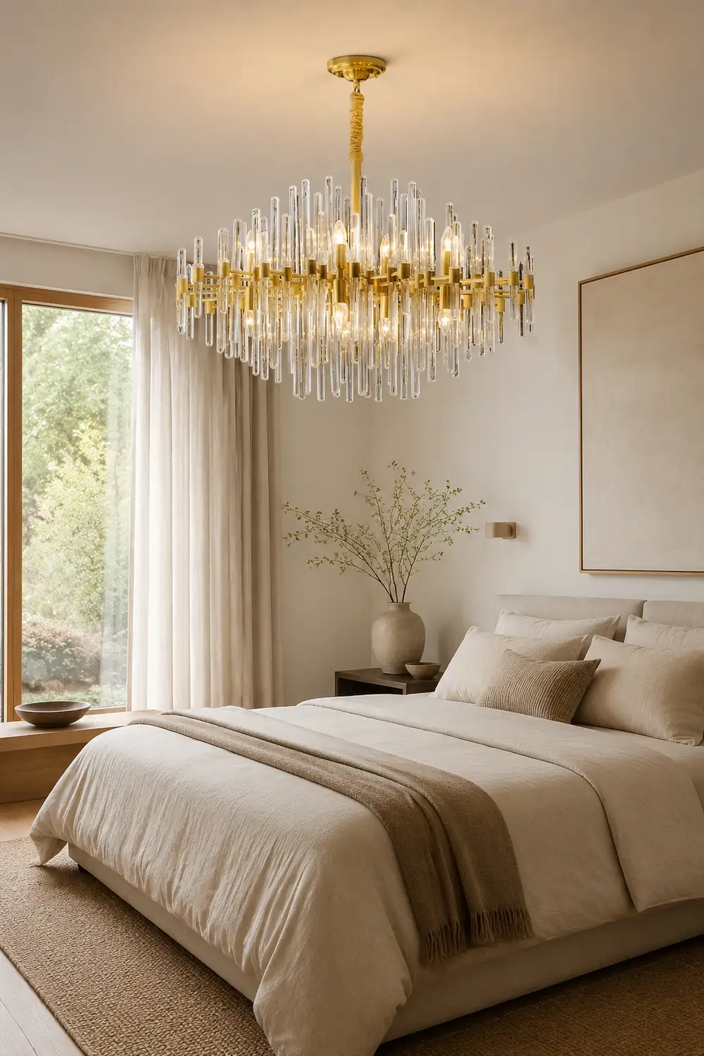 Vintage Antique Brass Chandelier - Lumpaz