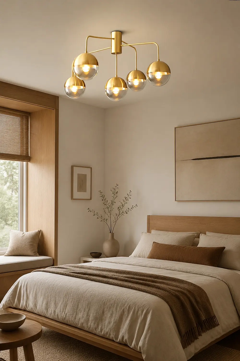 Brass Globulars Ceiling Lamp - Lumpaz