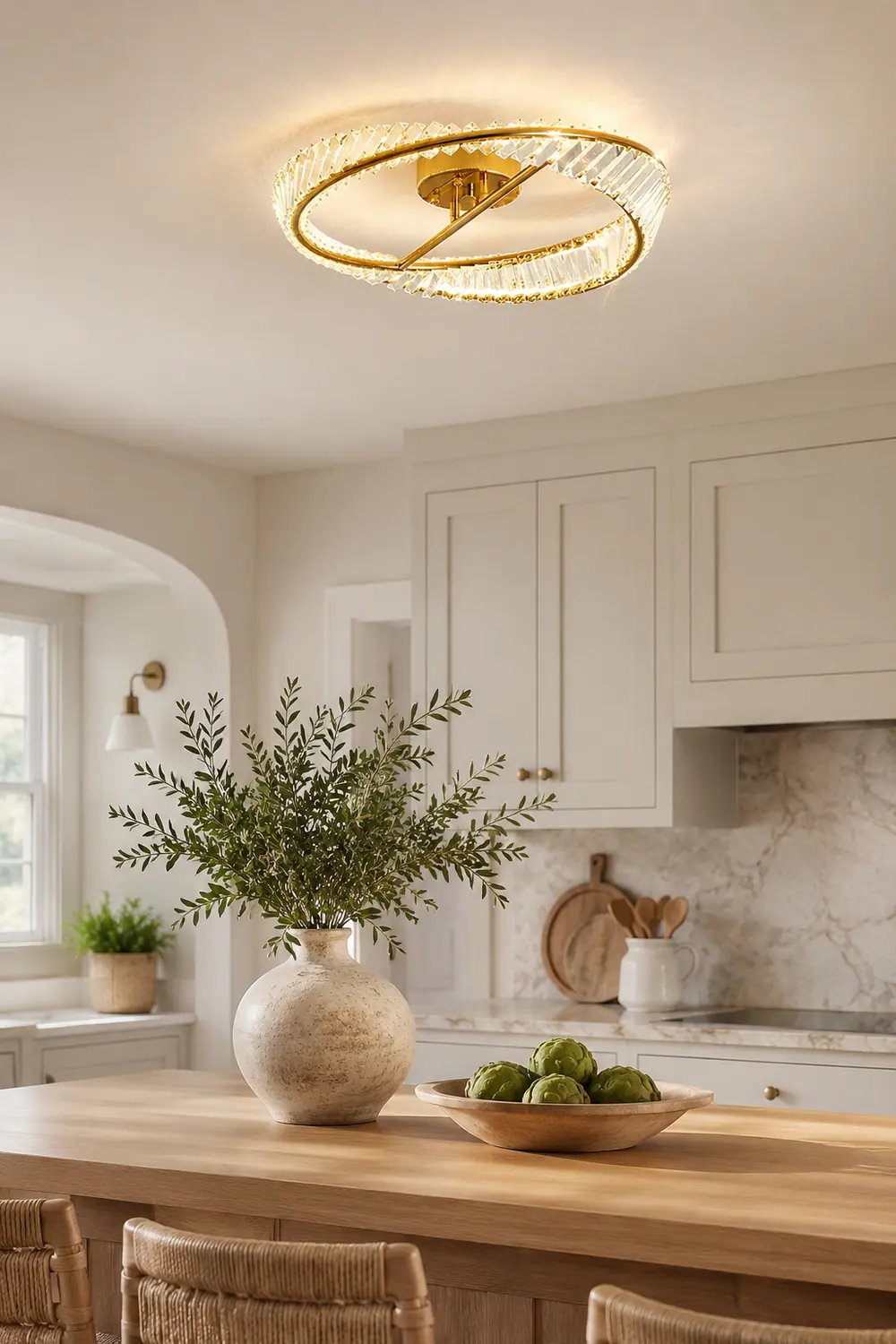 Crystal Rings Ceiling Lamp - Lumpaz