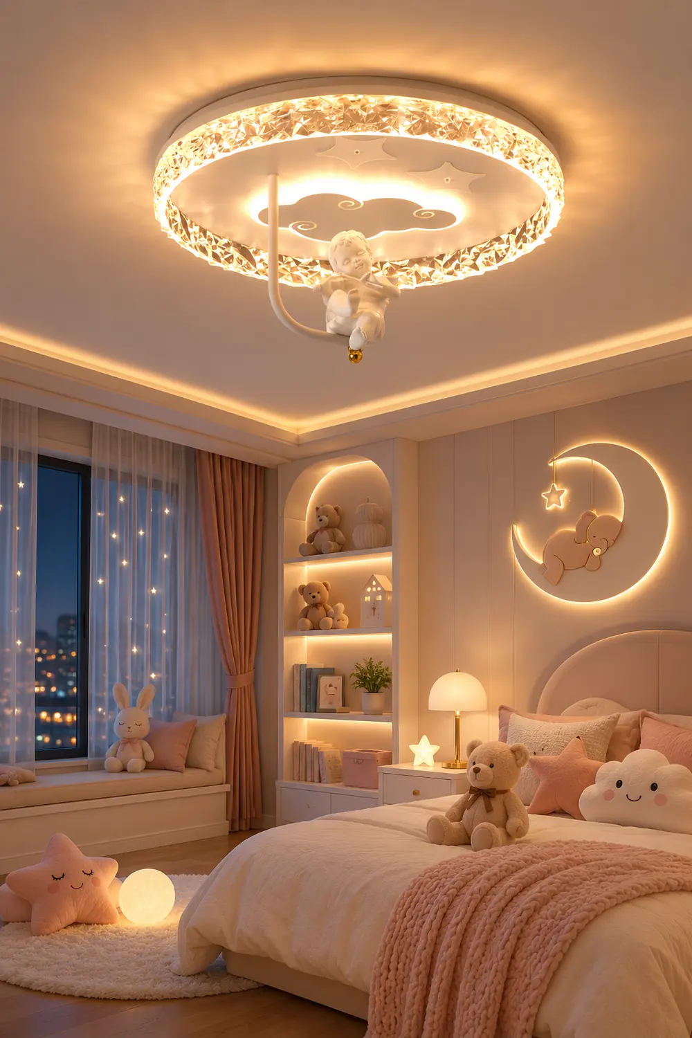 Round Carousel Children's Ceiling Lamp - Lumpaz
