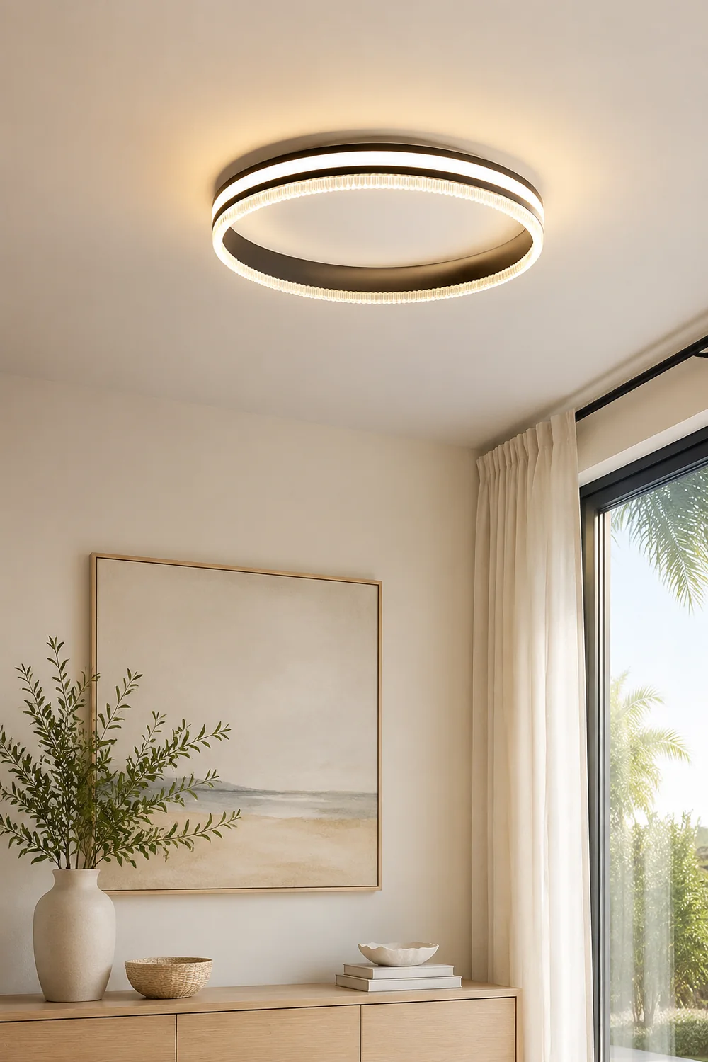 Simple Acrylic Ring Ceiling Light - Lumpaz