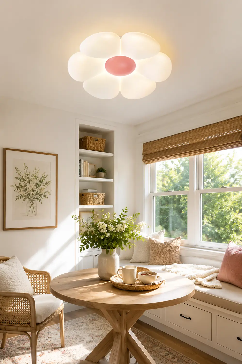 Six-leaf Flower Kids Room Ceiling Lamp - Lumpaz