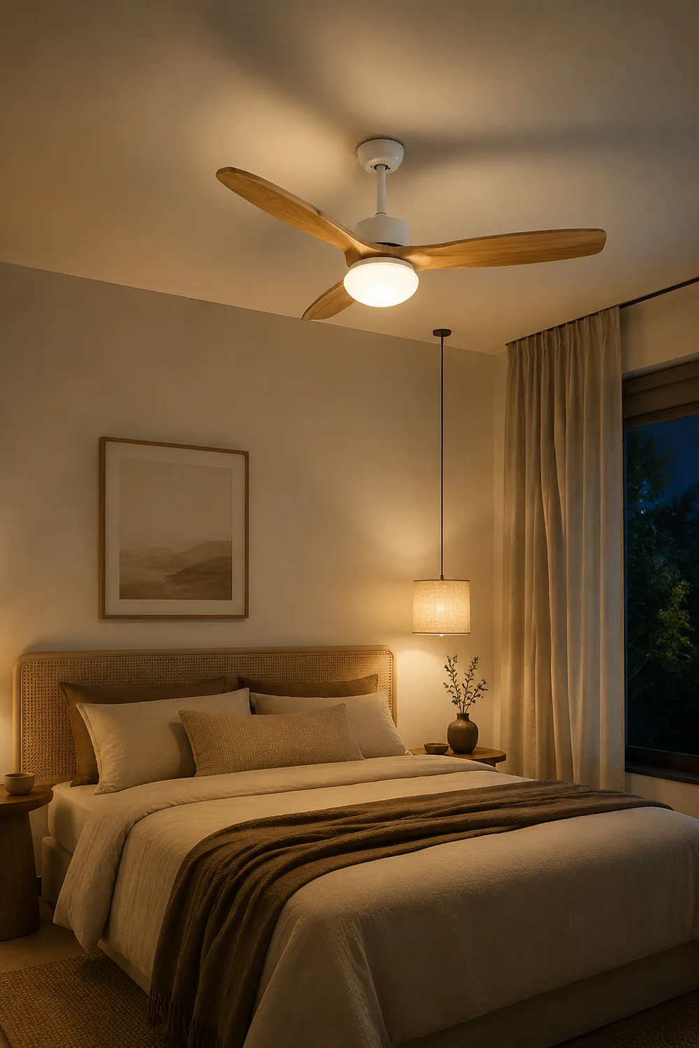 Harborough 3 Ceiling Fan Light - Lumpaz