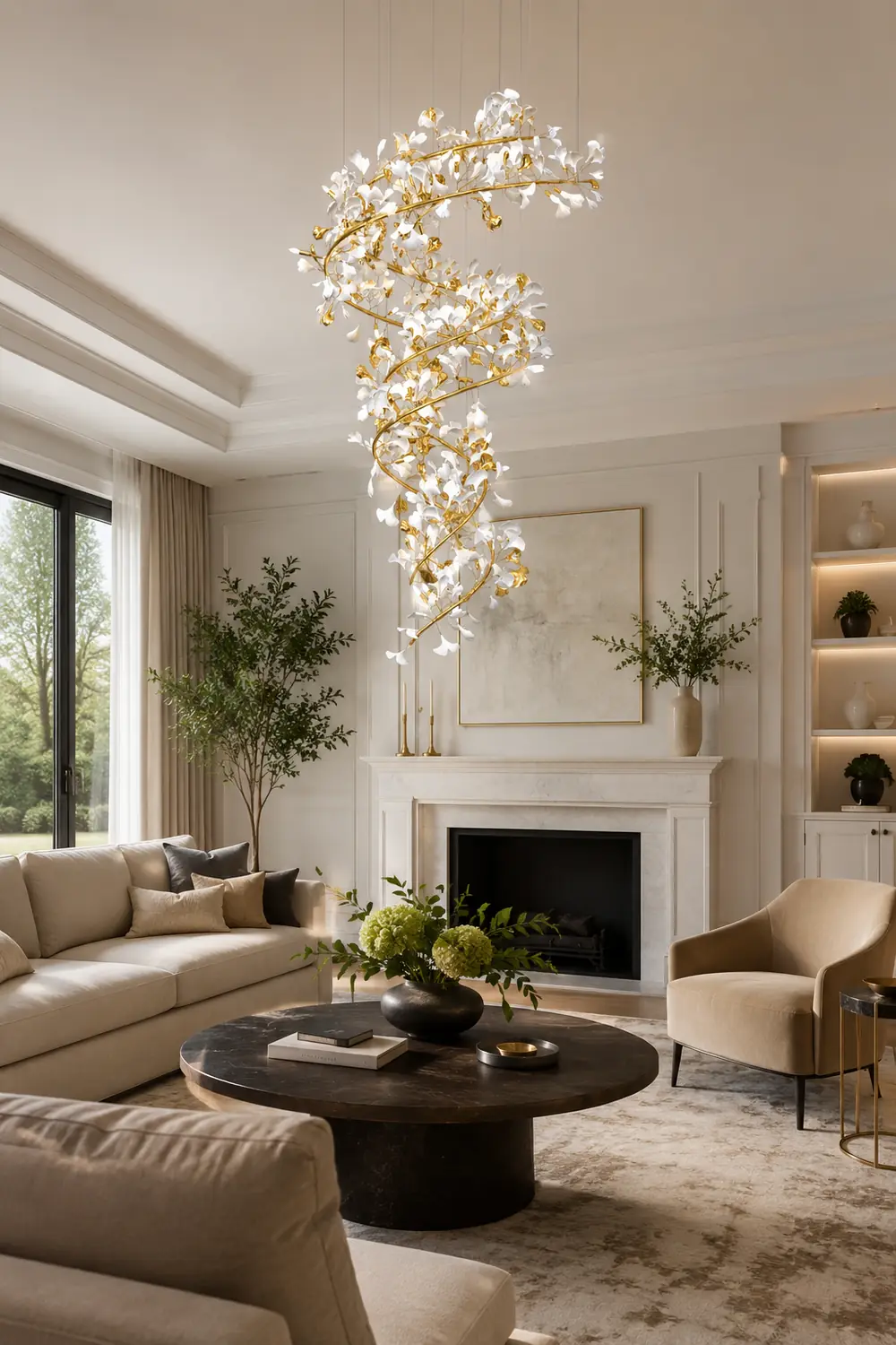 Gingko Chandelier Q - Lumpaz