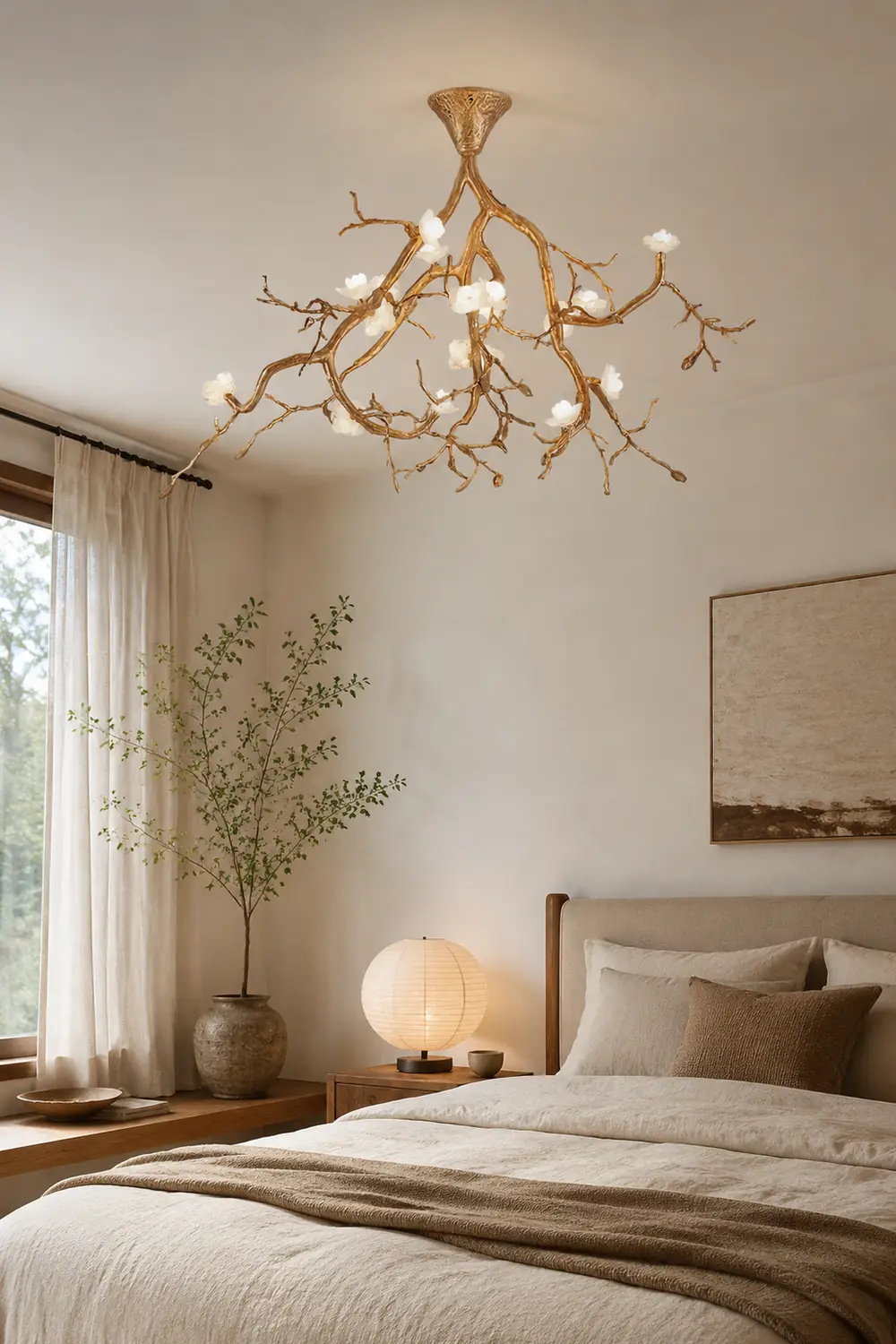 Tree Branches Flower Ceiling Lamp - Lumpaz