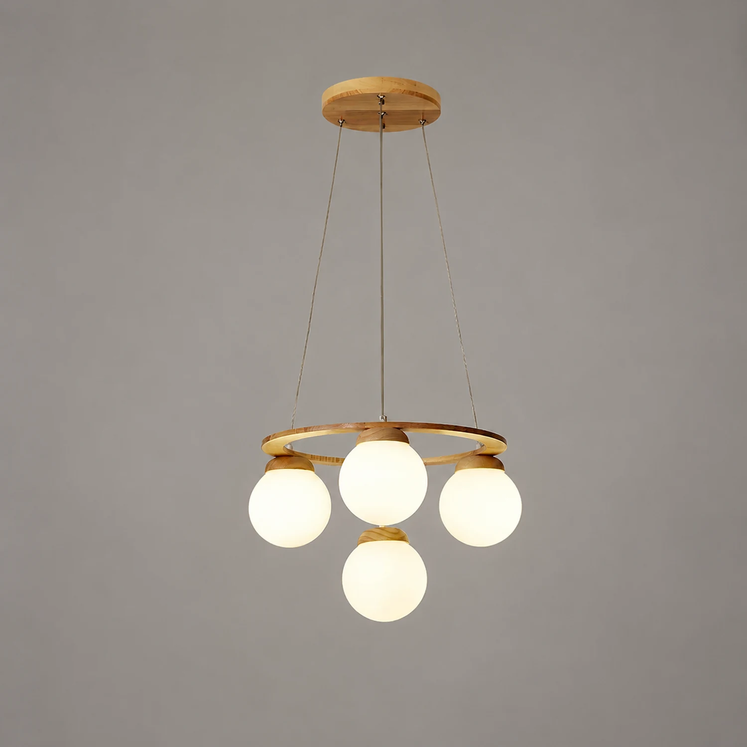 Nuura Miira Wood Chandelier - Lumpaz