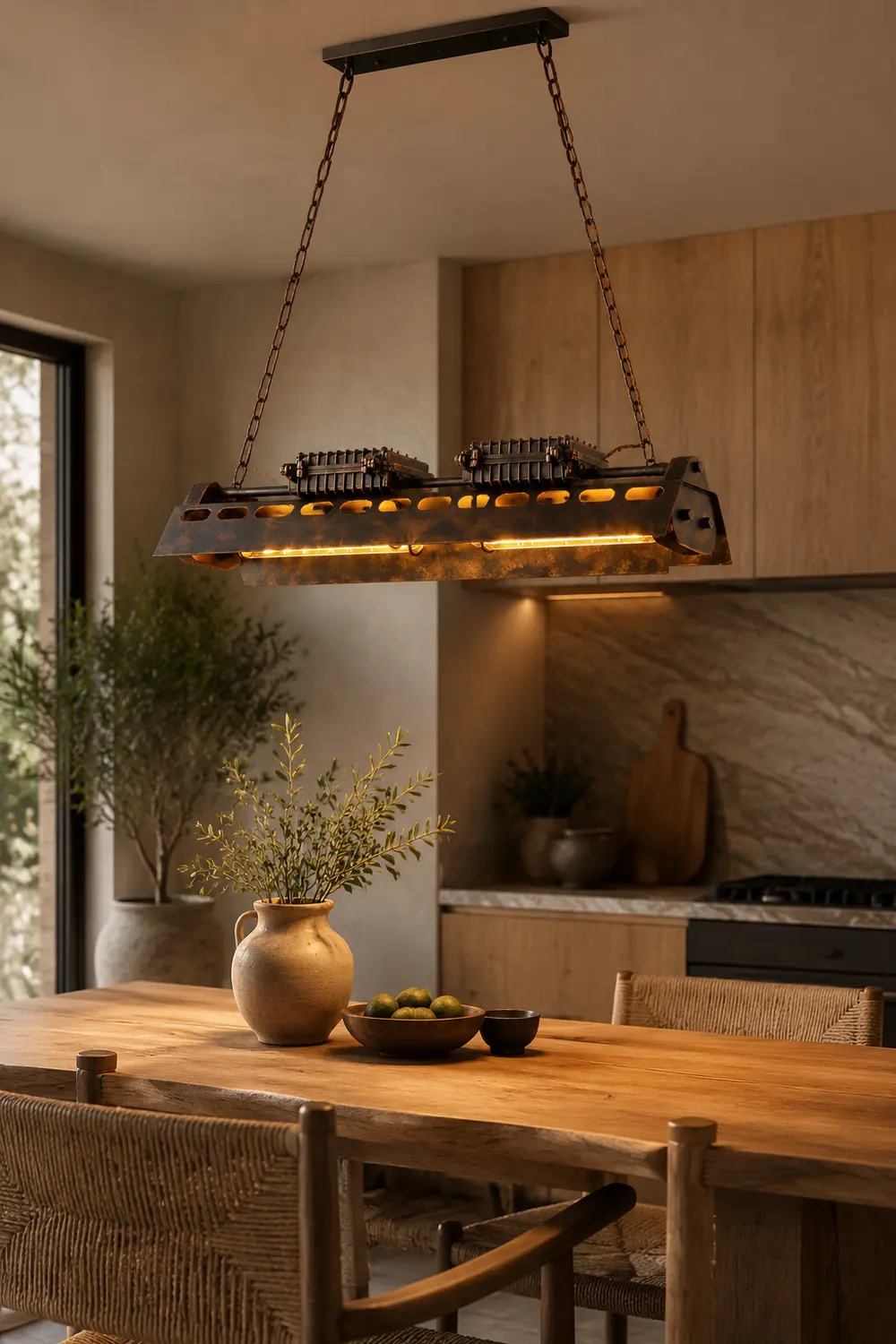 Industrial Steampunk Chandelier - Lumpaz